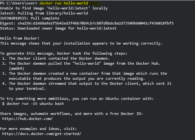 Docker Hello World